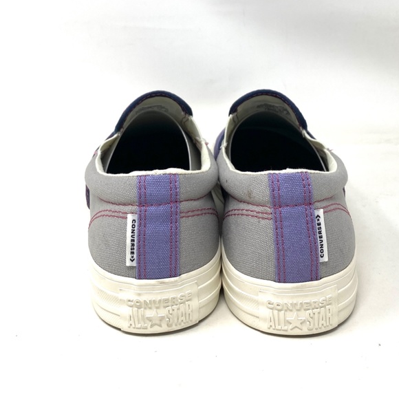 Converse Ctas Slip On Low Canvas Violet Women's Sneakers Custom 171852C-VTGRWT - Picture 6 of 11